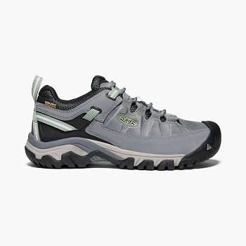 KEEN Női Targhee III Waterproof Túracipő Szürke / Fekete